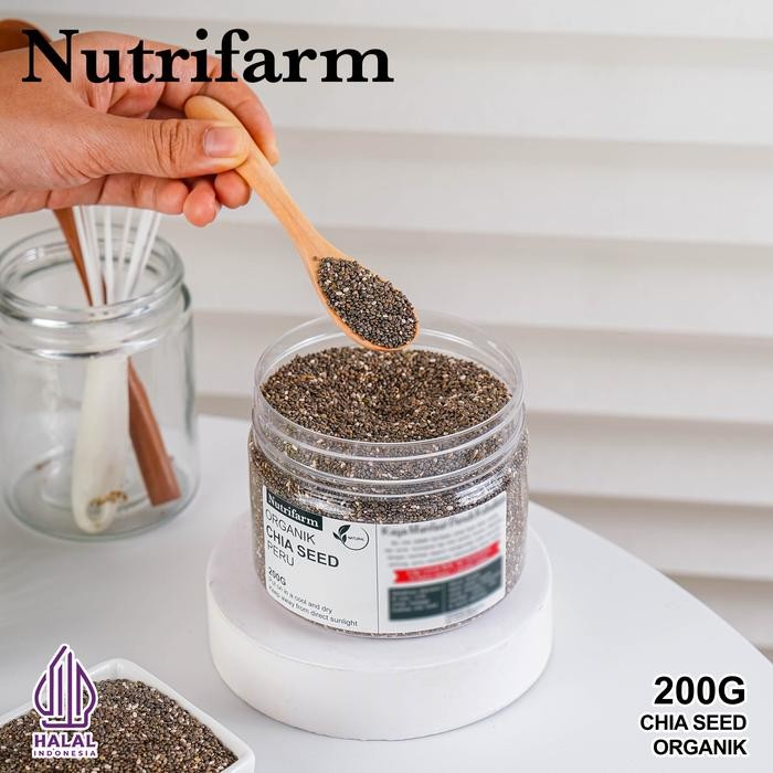 

NUTRIFARM CHIA SEED 200GRAM CHIA SEED NATURAL ORGANIK - CHIA SEED 200GRAM