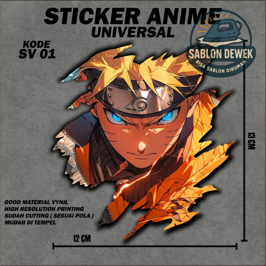 

Sticker Vynil Anime Naruto Stiker Sudah Printcut Siap Tempel Code Geass SV