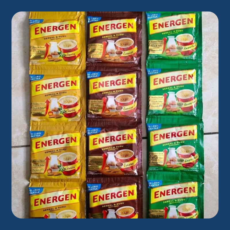 

energen all variant 34 gr @10 sachet.
