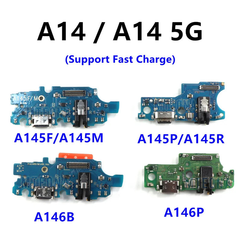 

Konektor Port Soket Pengisi Daya USB Kabel Pengisi Daya Cepat Type-C untuk Samsung Galaxy A14 4G 5G A145F A146B A145P A146P