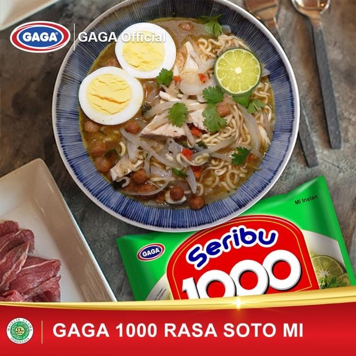 

Mumpung Murah GAGA 1000 Rasa Soto Mi (1 dus = 40 pcs) GRAMASI PRODUK 50GR/PCS Instan Food Noodle Goreng Bawang