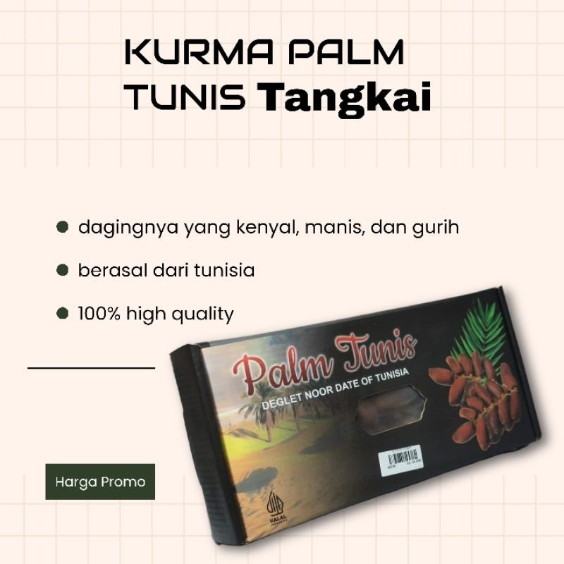 

Kurma Tunisia Tangkai 500 Gram Asli 100% Original Premium Quality | Kurma Oleh Oleh Haji dan Umroh
