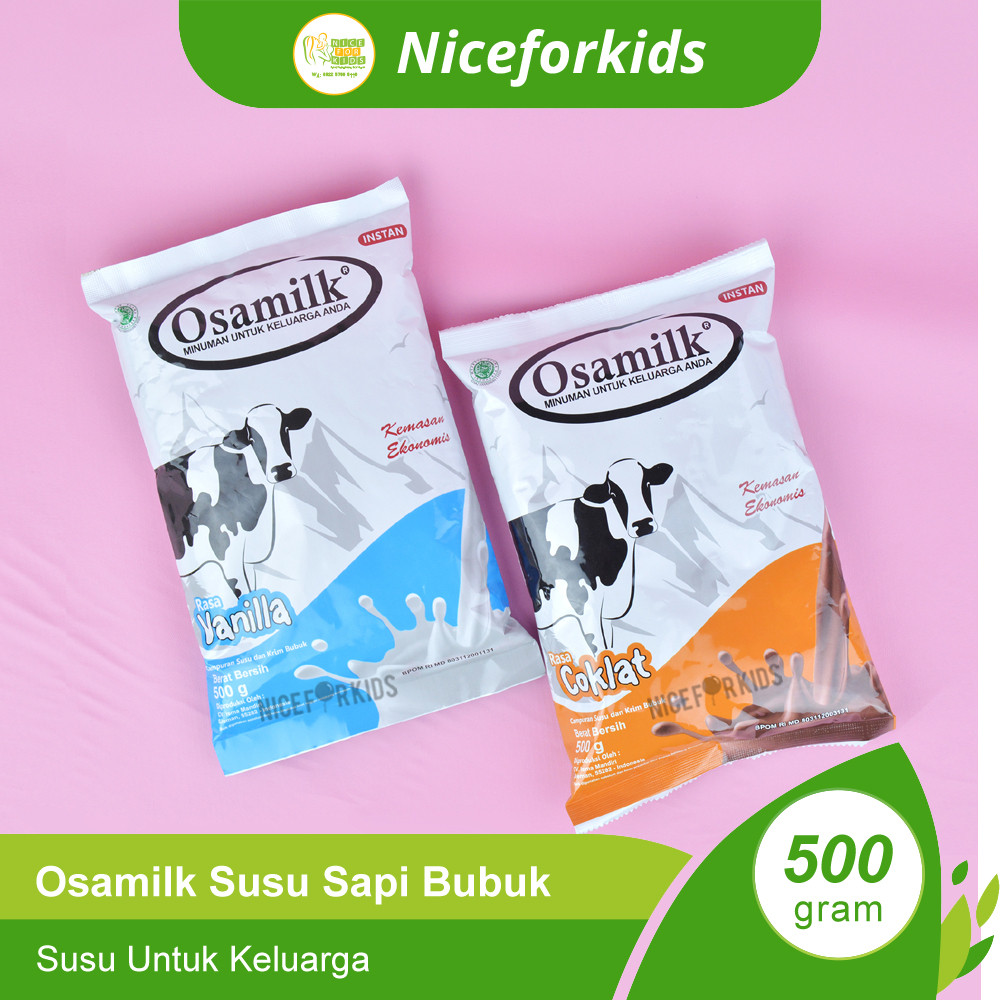 

Osamilk Susu Penggemuk Badan / Penambah Berat Badan Dewasa & Penambah Nafsu Makan Anak Agar Gemuk