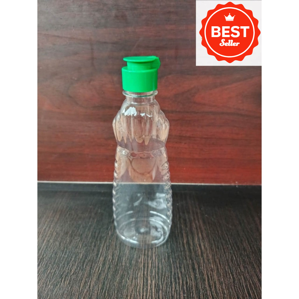 Botol Sabun Cuci Piring 450 ml / Botol Cupir / Botol Plastik Sunlight Clear Tutup Hijau,Hitam,Putih 