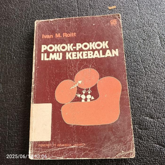 buku pokok-pokok ilmu kekebalan 362 hlm tahun 1977
