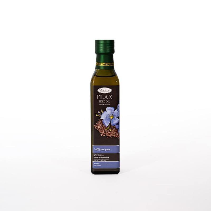 

250ml Minyak Biji Rami (Flax Seed) 100% Cold Pressed - Minyak Organik Asli