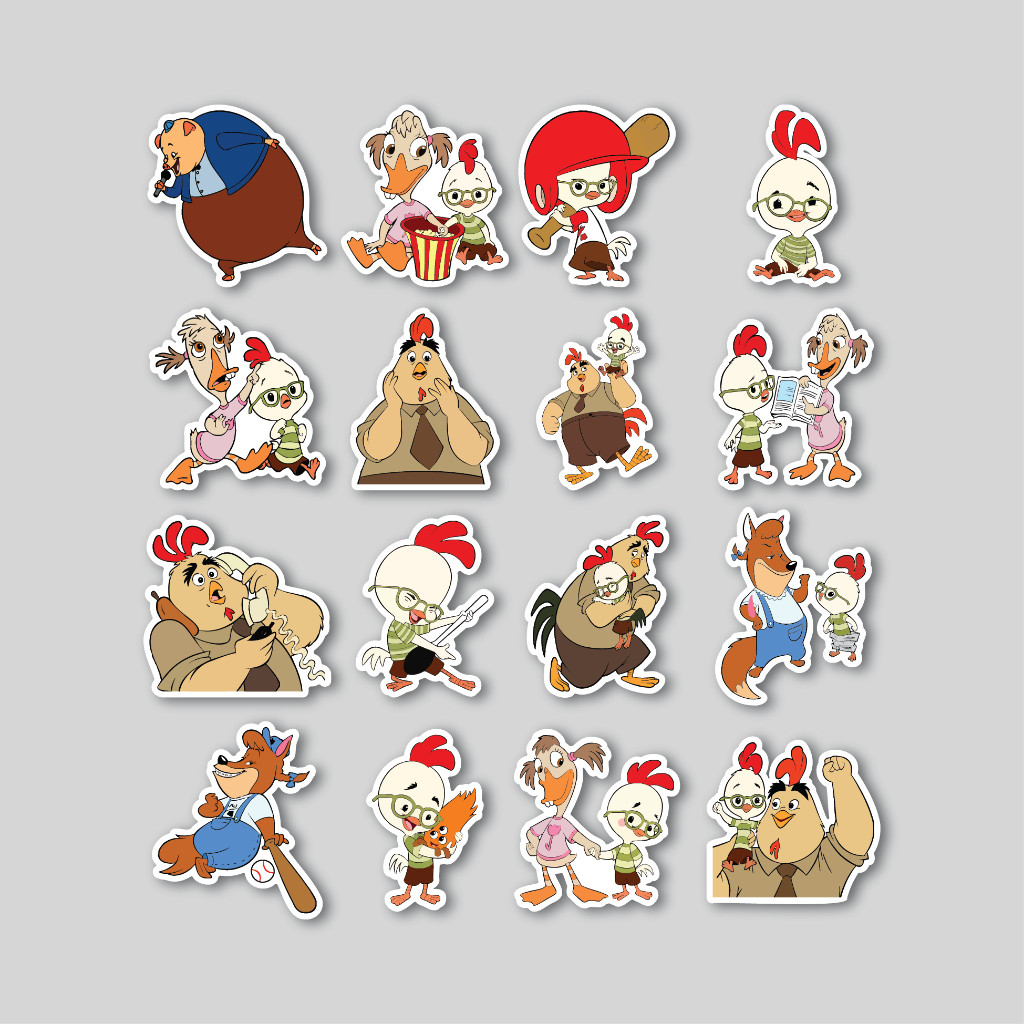

Sticker Pack Chicken Little | Sticker Tumblr | Stiker Laptop Koper Helm