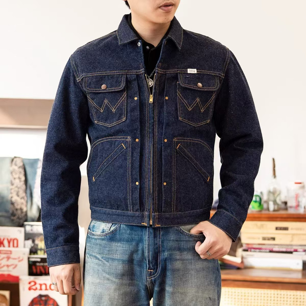 Red Tornado 1960's 24MJ Selvedge Denim Jacket Rinsed Mens Trucker Jean Outerwear