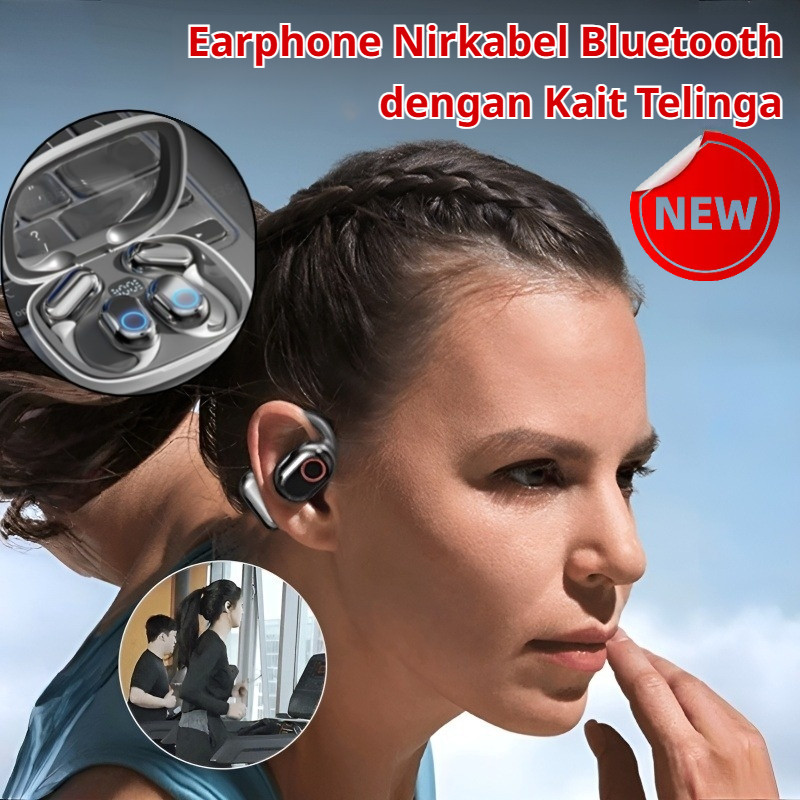 ⚡️Cod+Pengiriman 24 Jam⚡️Sports Bluetooth Headset Siaga Sangat Lama / Sport Headset Bluetooth Super 