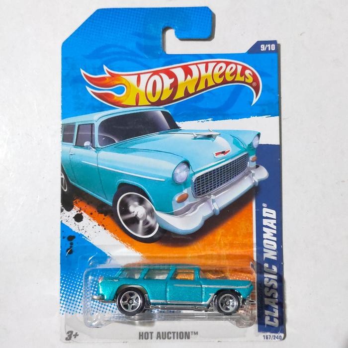 TR99 HW Hot Wheels Classic Nomad biru rare