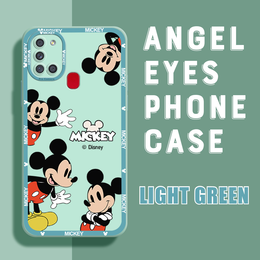 Softcase Kartun Casing For Compitable With Samsung A21S  Ponsel Asli Baru  Ponsel Karet Lembut Desai