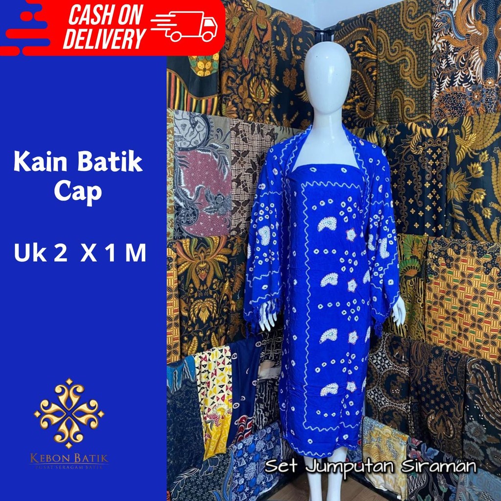 Set Jumputan Siraman Kain Jumputan siraman Batik Jumputan Bisa COD 2505230001