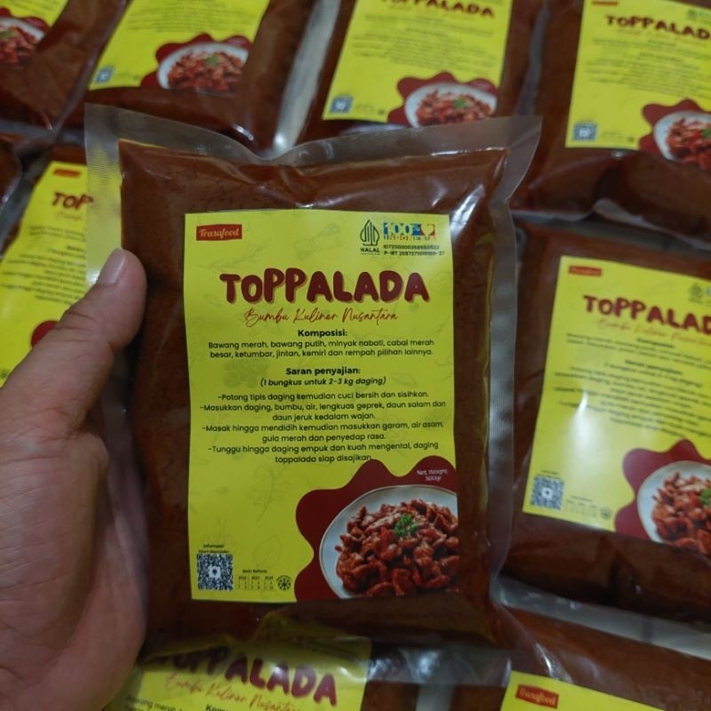 

TermurahBumbu Daging Masak Topplada Khas Sulsel Kemasan 1/2 kg (500 gr) Bumbu masak daging bumbu t oleh-oleh khas makassarnew