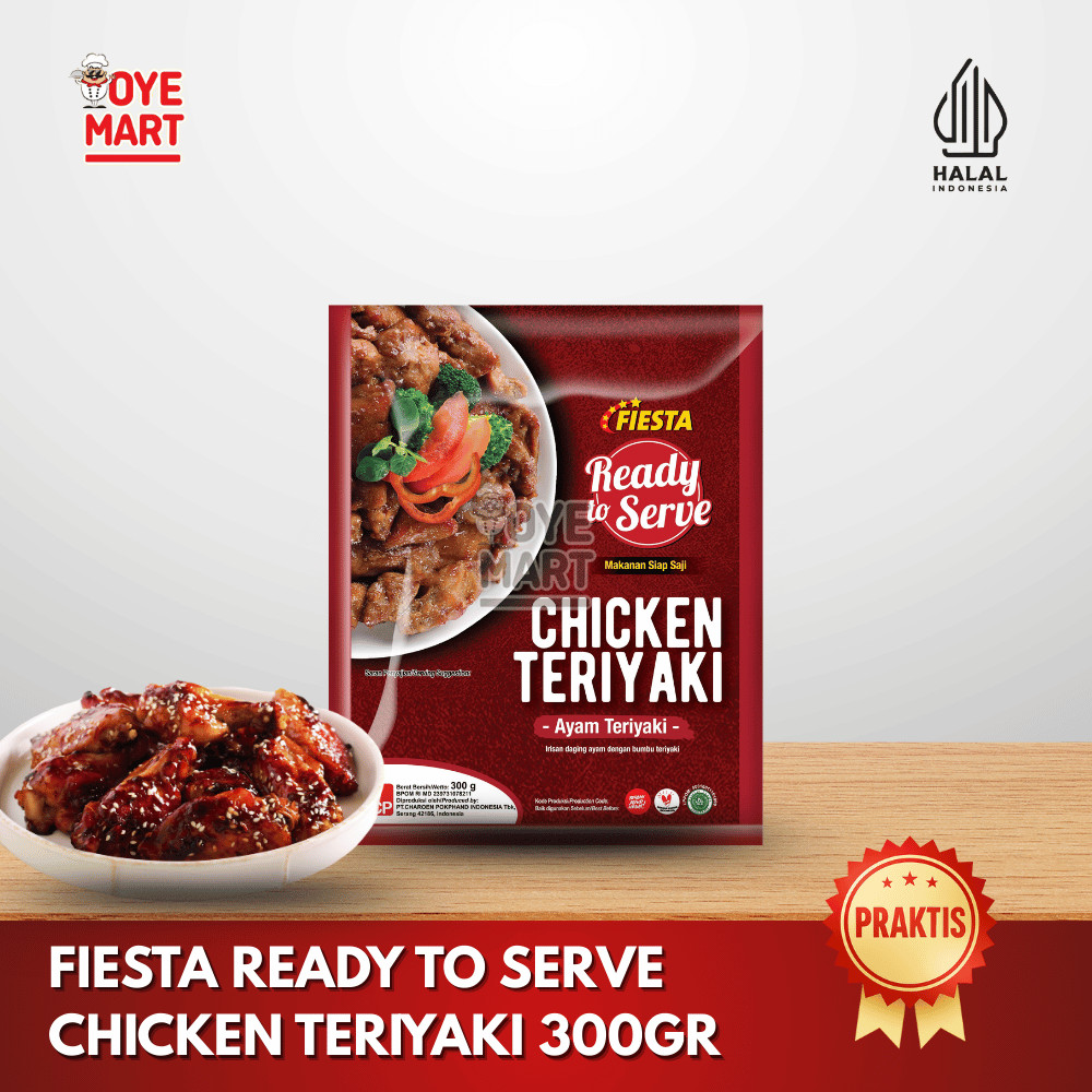 

FIESTA READY TO SERVE CHICKEN TERIYAKI 300GR / AYAM TERIYAKI HARGA PROMO