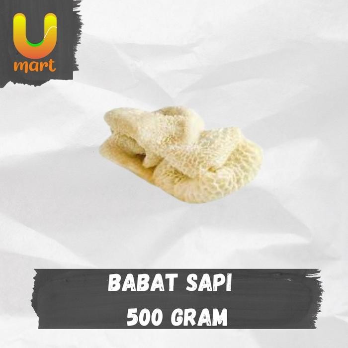

Jeroan Babat Sapi 500 gram
