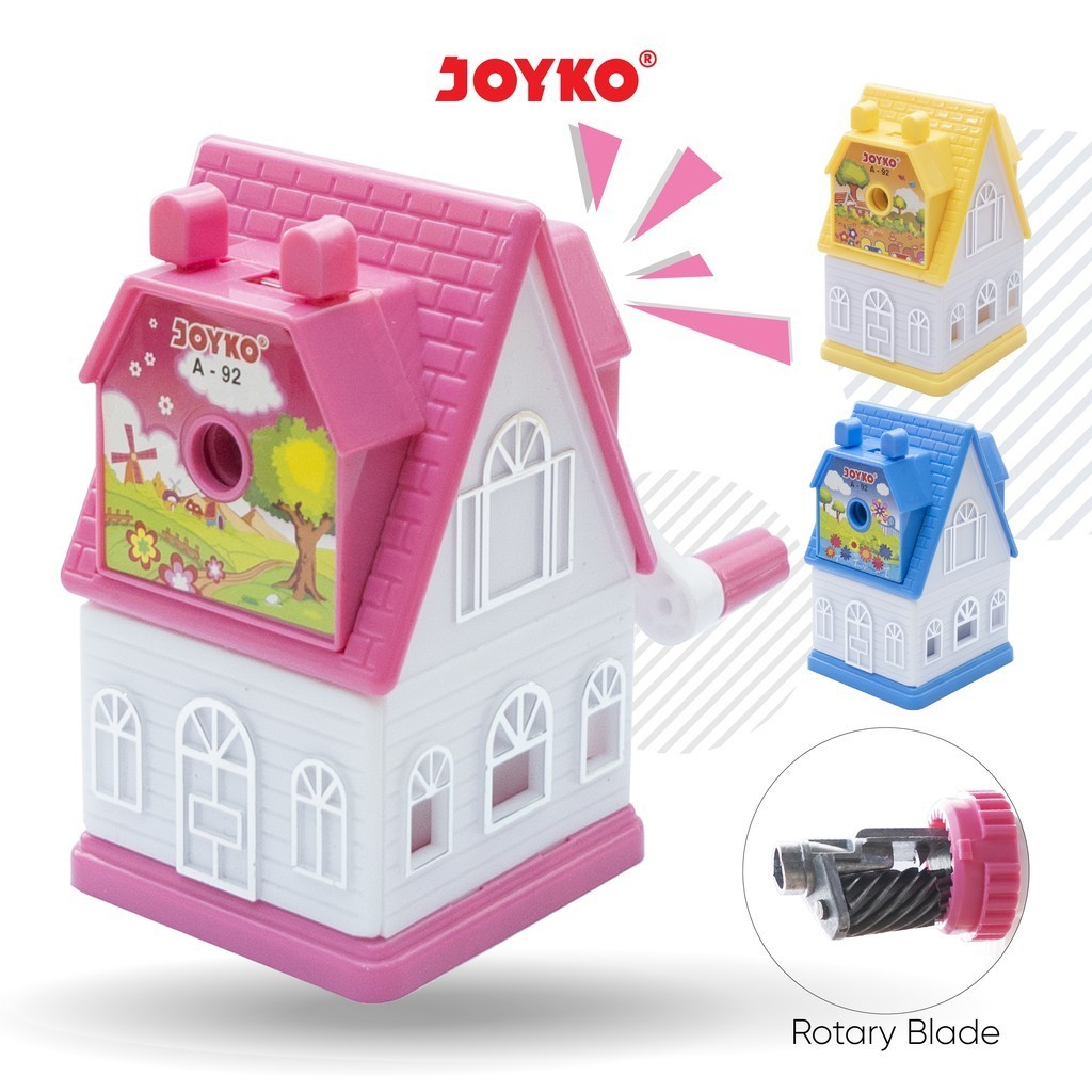 

Sharpener A-92 Rautan Serutan Putar Joyko model Rumah
