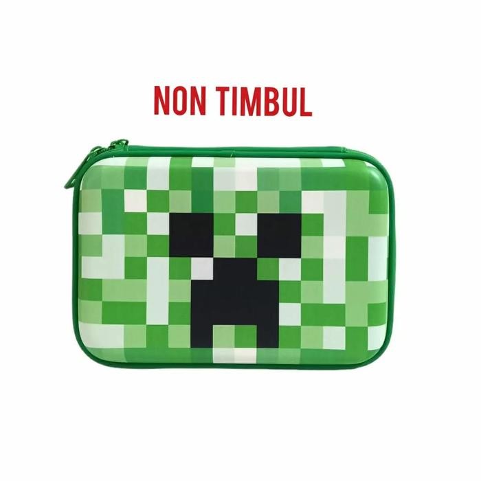

AHHA Kotak Pensil MINECRAFT Tempat Pensil Lucu Kotak Pensil anak laki laki waterproof Motif Keren - Kp Minecraft Hijau