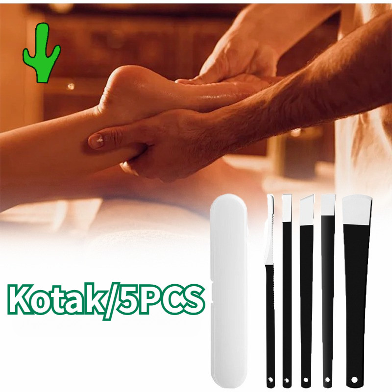 【Kotak 5Pcs】Pisau Kuku Cantengan / Manicure Pedicure Tools / Gunting Kutikula / Pisau Pedicure Kaki 