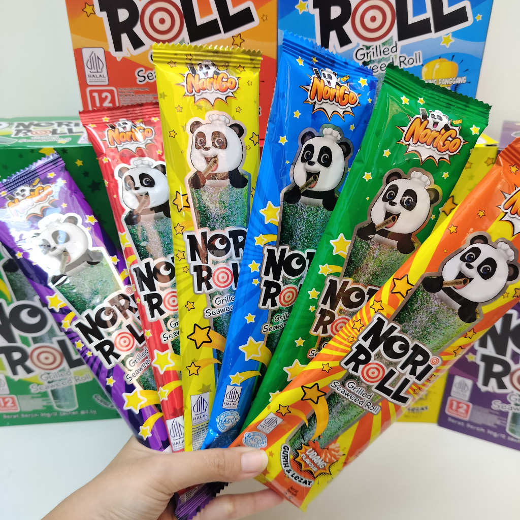 

(PAKET 1 DUS ISI 6 BOX) NORI ROLL RUMPUT LAUT CRISPY