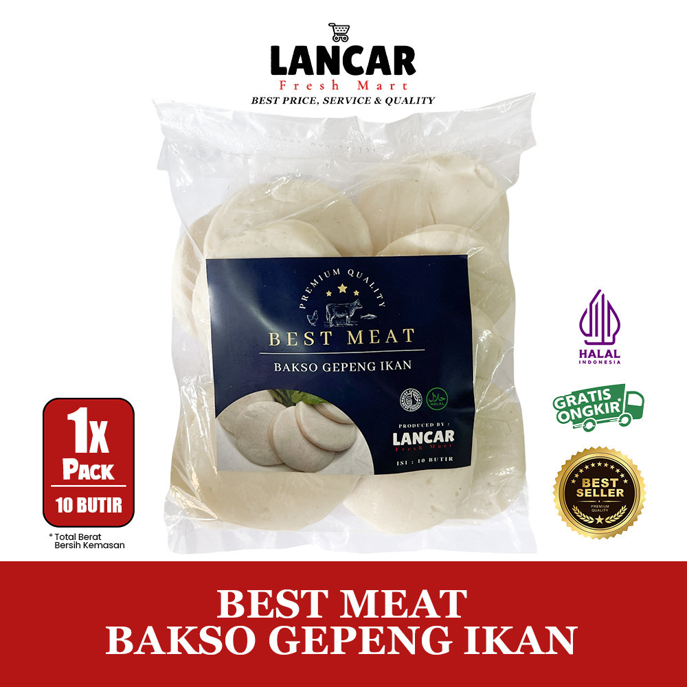

BEST MEAT BAKSO GEPENG IKAN SUPER ISI 10