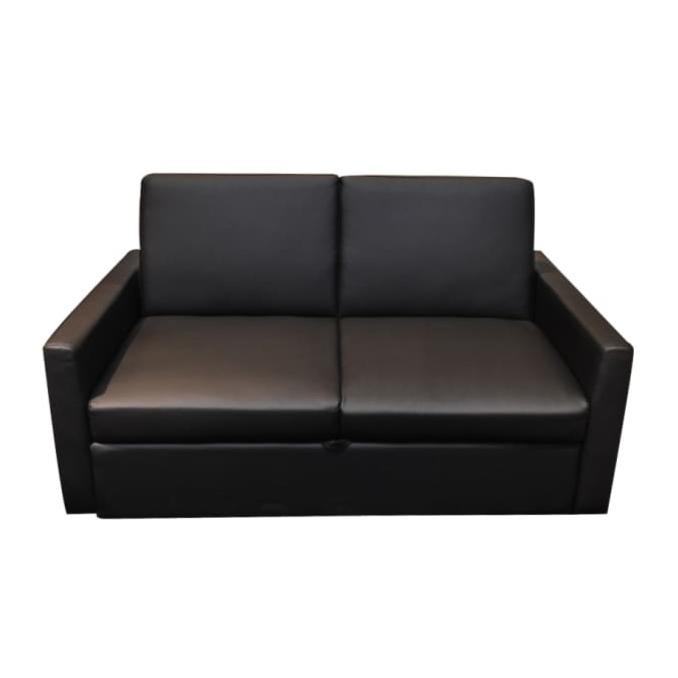 Sofa Bed Minimalis INFORMA Maine Sofa Tidur Kulit 2 Dudukan