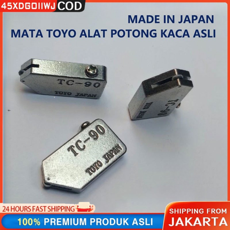 

Alat pemotong kaca toyo Tc 90 Mata pisau potong kaca alat potong kaca original mata pisau kaca asli made in japan/Mata potong kaca Toyo Tc 90 Alat pemotong kaca pisau potong kaca alat potong kaca keramik