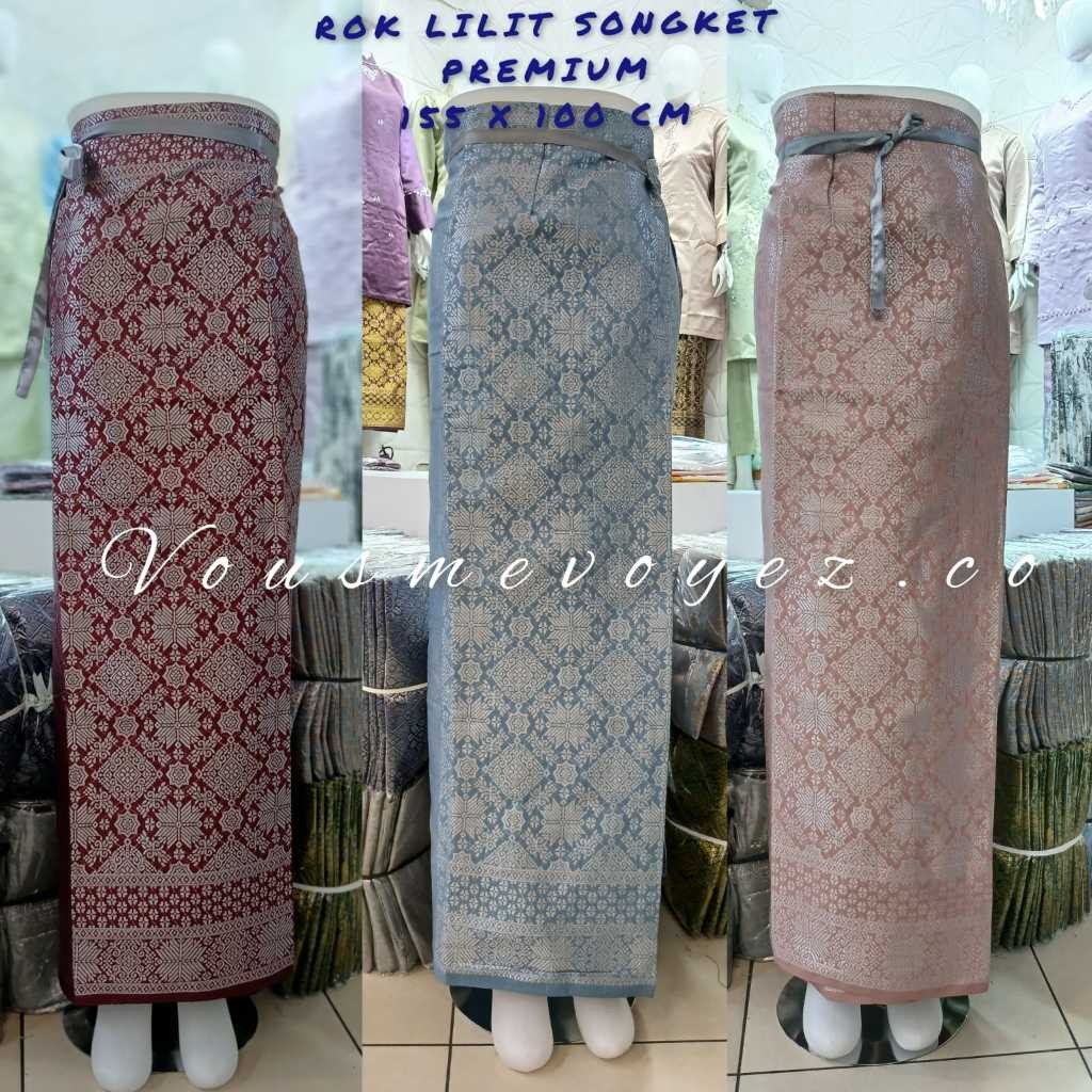 TERMURAH ROK SONGKET LILIT - ROK SONGKET LILIT PALEMBANG -ROK SONGKET PALEMBANG -ROK LILIT ALL SIZE 