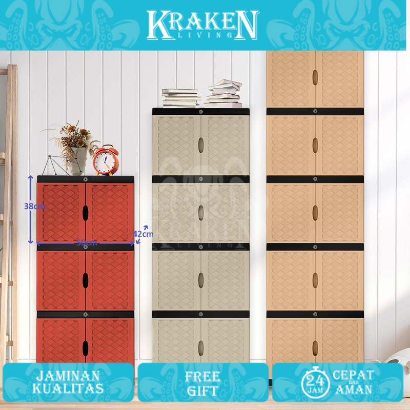 lemari pakaian plastik/lemari plastik susun/lemari baju plastik/lemari susun plastik/lemari plastik 