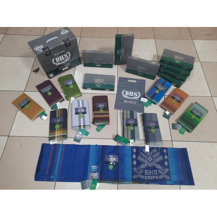 Sarung BHS Cosmo Silver Motif - Grosir (RANDOM)