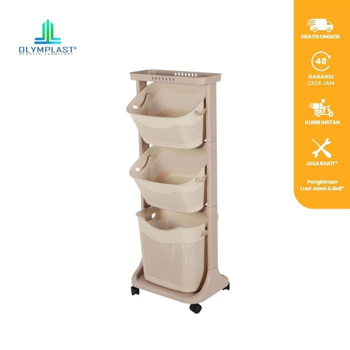 RAK KERANJANG RAK MAINAN RAK BAJU KOTOR RAK LAUNDRY BOX OFT 03
