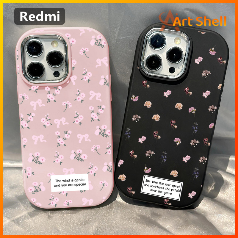 CASE Berbagai bunga kering FOR Redmi Note 8 9 10 Note10s 10Pro Note11 11s Note 11Pro Note 12 13 Note