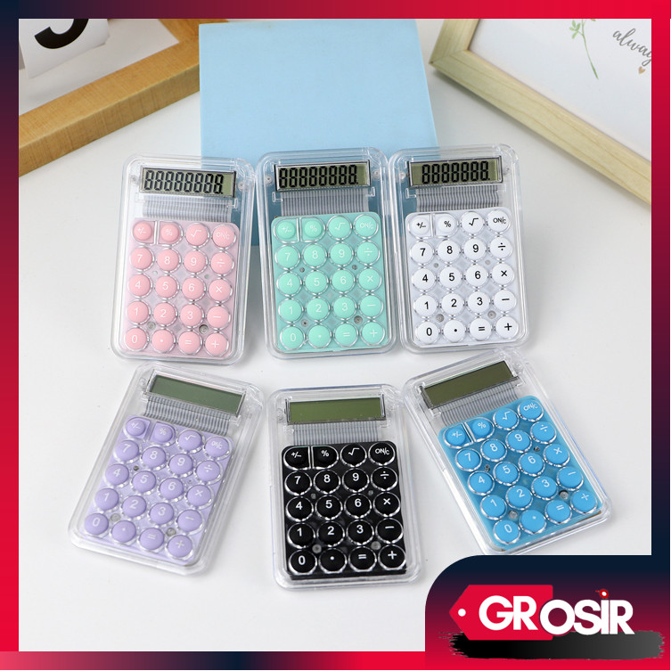 

Grosir - 6626 Calculator Mini Lucu / Kalkulator Portable Pastel / Warna Makaron Cute