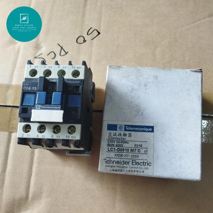 LP4547 Contactor Telemacanique LC1-D0910 M7C 220V 50/60HZ 4KW 400V SCNEIDER