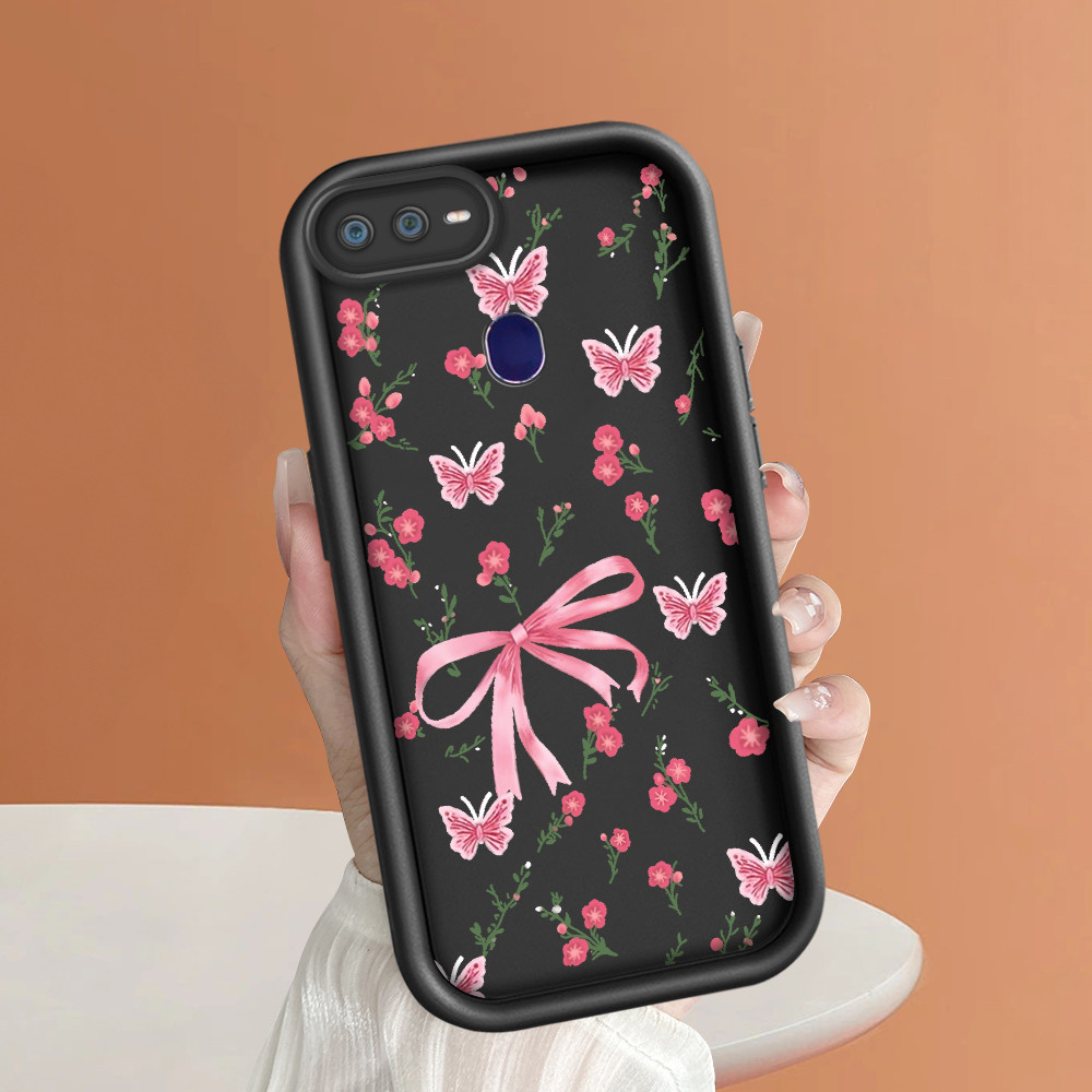 Casing Hp Untuk Realme 2 Pro U1 Phone Case Softcase Kesing Sofcase Silikon Flower Kupu 4873 Cassing 