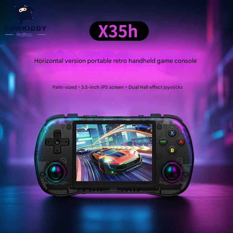 POWKIDDY X35H Handheld Game Console 3.5-inch IPS Screen 64GB