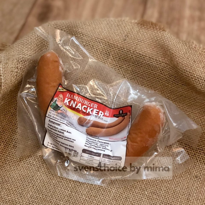 

SVENS'S CHOICE Hamburger Knacker Sausage 140gr