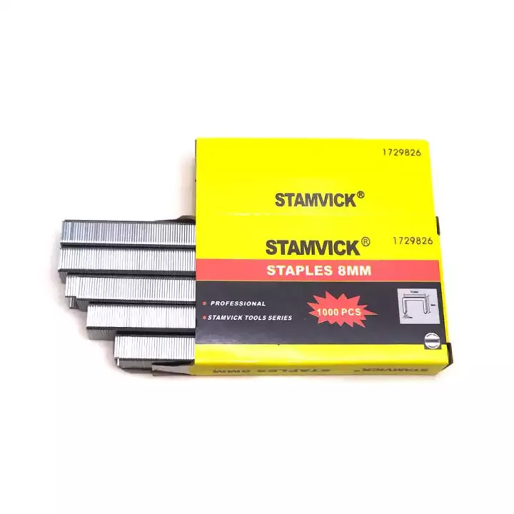 

Isi Refill Staples Tembak Banner / Spanduk / Staple Gun Tacker 8mm