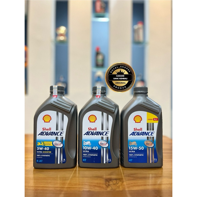 Oli Shell Ultra Series Matic & 4TAK Sport 1 Liter