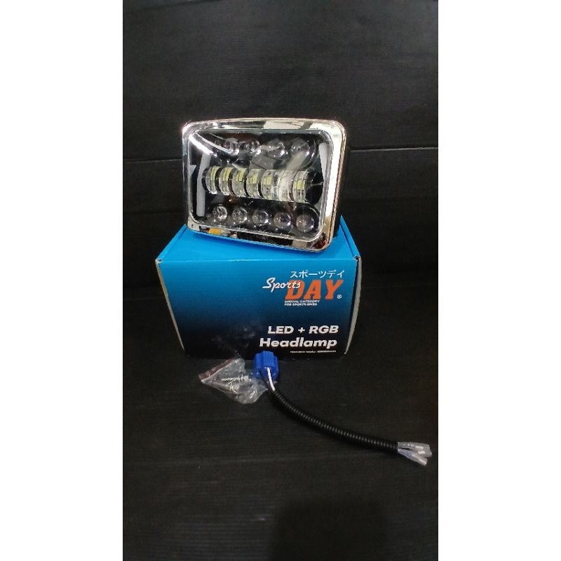 lampu depan led kotak set batok ÷sein reting pnp gl 100 honda win gl max