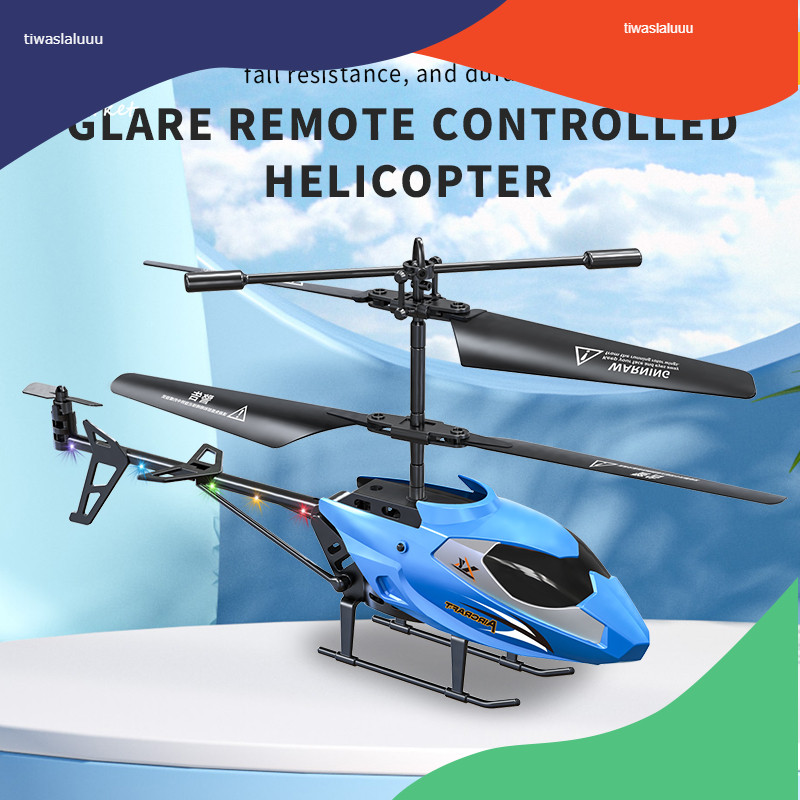 RC Helikopter Mainan Helikopter 2.5CH Helikopter Lampu LED Helikopter Mainan Anak-anak Helikopter