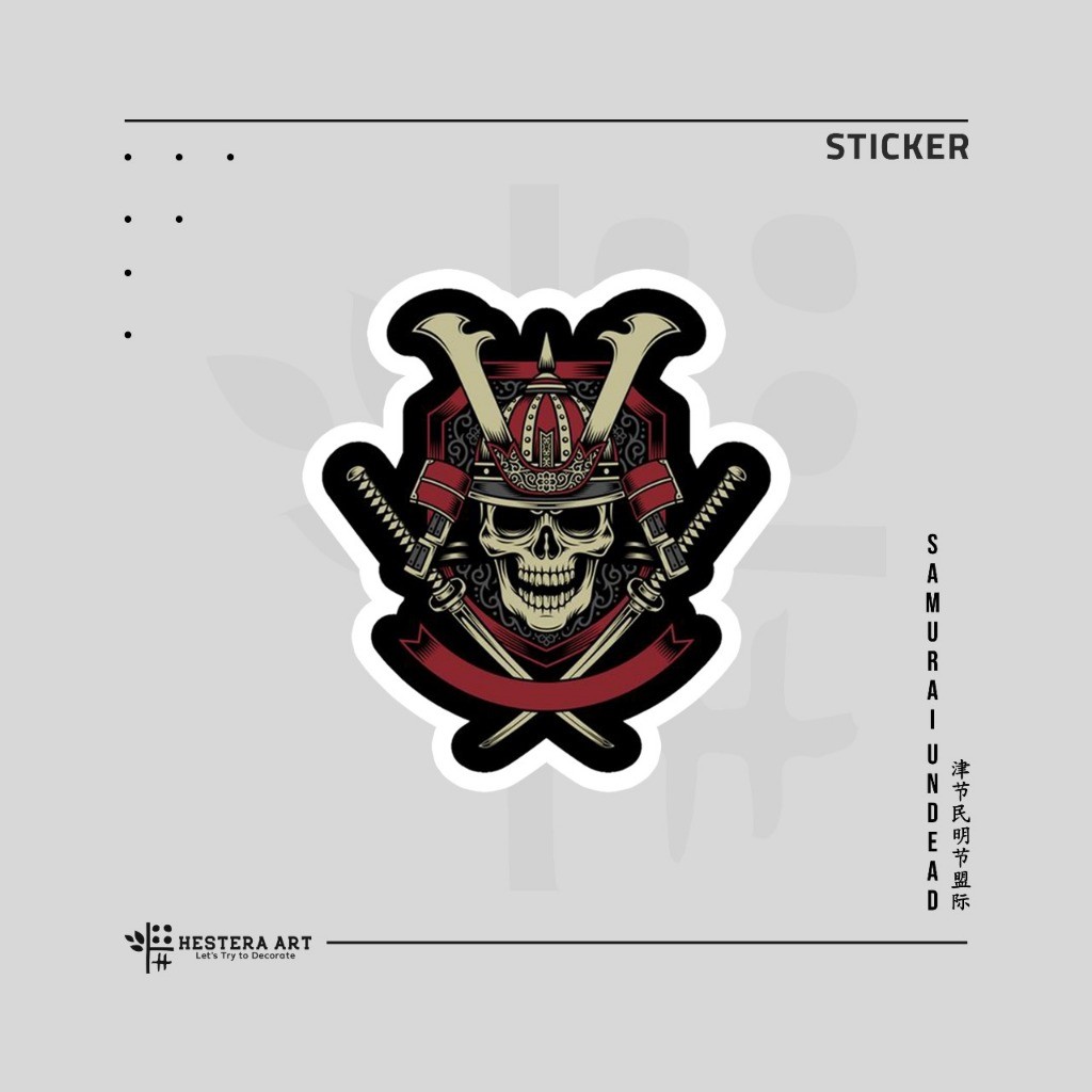 

Stiker Samurai Sticker Vinyl Doff Laminasi | Stiker Samurai Undead