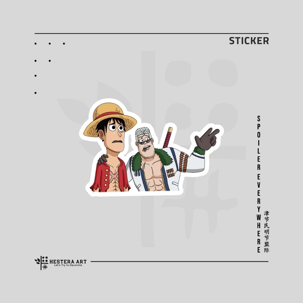 

Stiker Spoiler Everywhere Vinyl Doff Laminasi | Stiker Toys Story X One Piece