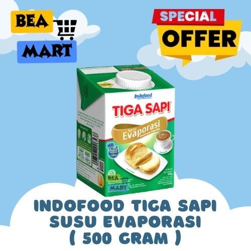 

Tiga Sapi Susu Evaporasi 500gr | 3 Sapi Evaporated Milk 500 gr gram