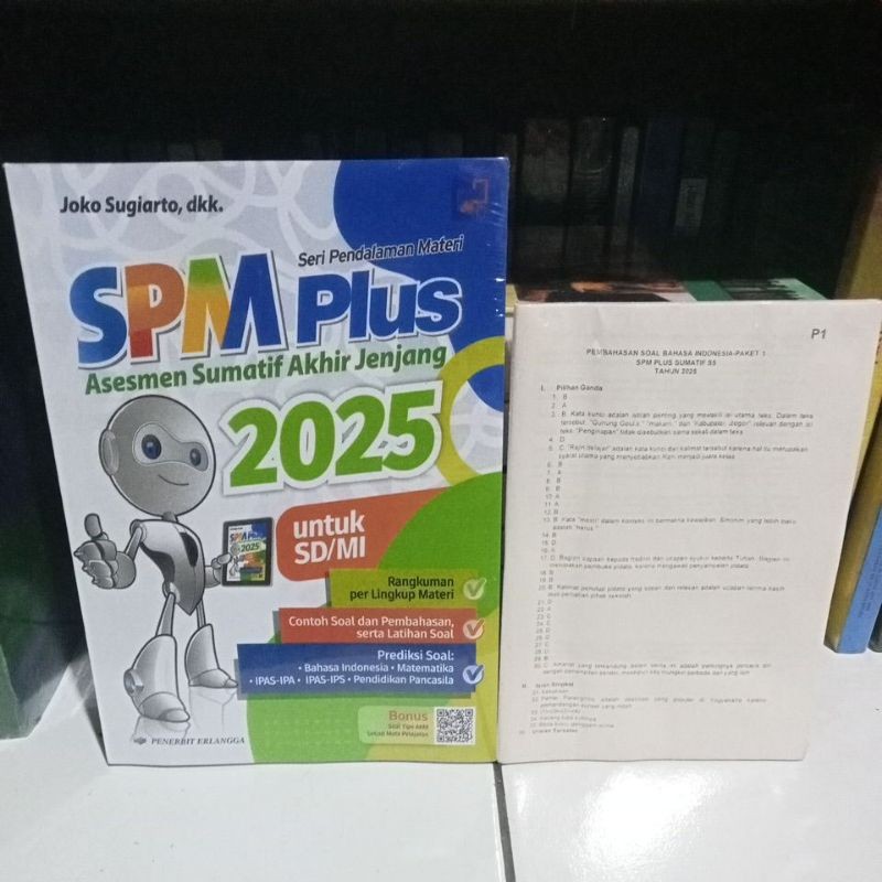 

Buku SPM Seri Pendalaman Materi Plus Asesmen Sumatif Akhir Jenjang 2025 untuk SD/MI by Joko Sugiarto, Dkk + Kunci Jawaban - Best Seller/Buku Terlaris