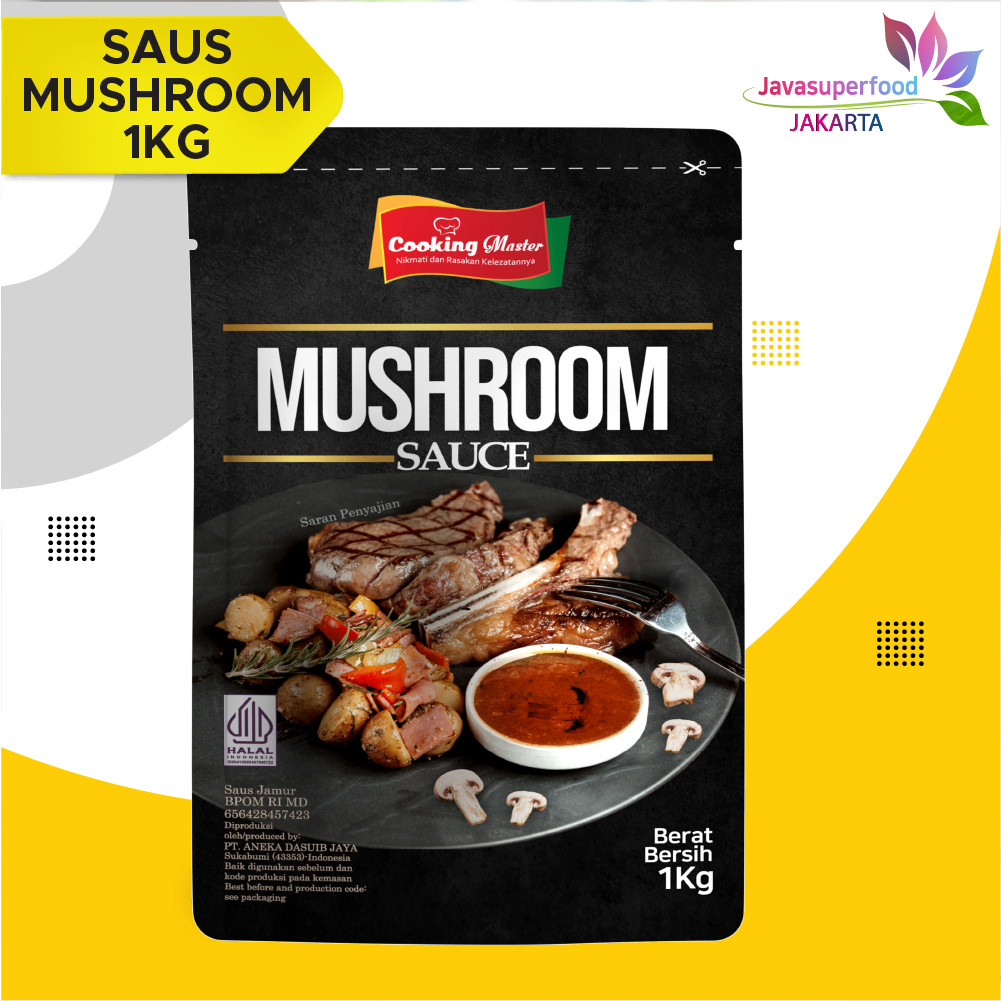 

[Halal] Saus Jamur / Mushroom Sauce Saus Jamur Mushroom Sauce 1KG