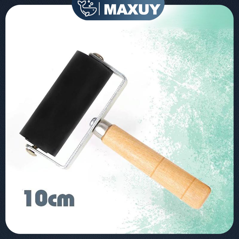 

Roller Karet Hard / Roll Grafis Wooden Handl/Roll Rubber /Untuk Printmaking