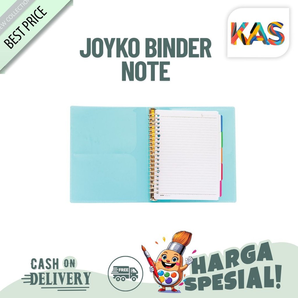 

Joyko Binder Note A5 MHPT-M516 Warna Pastel Satuan