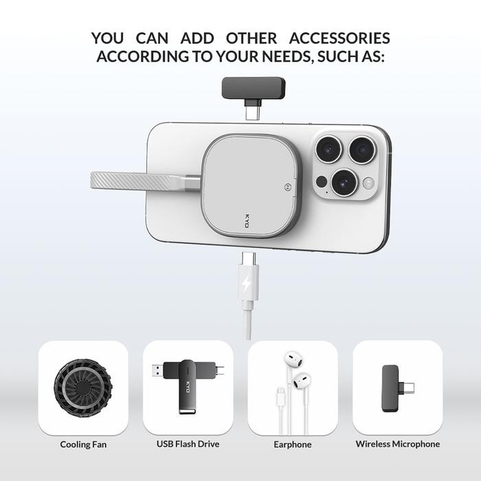 KYO MAGDRIVE MD10 10Gbps Magsafe MAGNECTIC SSD PORTABLE USB 3.2 Gen 2x1 10Gbps Magnet Portable SSD 1