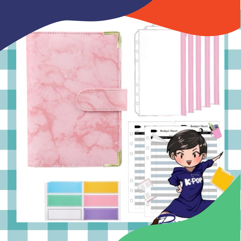 

COD Set A6 Lengkap Binder Kulit Marmer Nabung Hemat HOTT