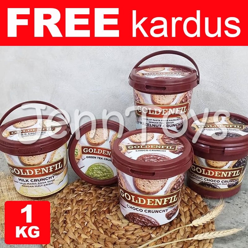 

JennToys - (PROMO) GOLDENFIL Selai CRUNCHY | CHOCO | HAZELNUT | DARK CHOCO | TIRAMISU | GREEN TEA